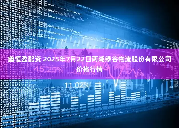 鑫恒盈配资 2025年7月22日两湖绿谷物流股份有限公司价格行情
