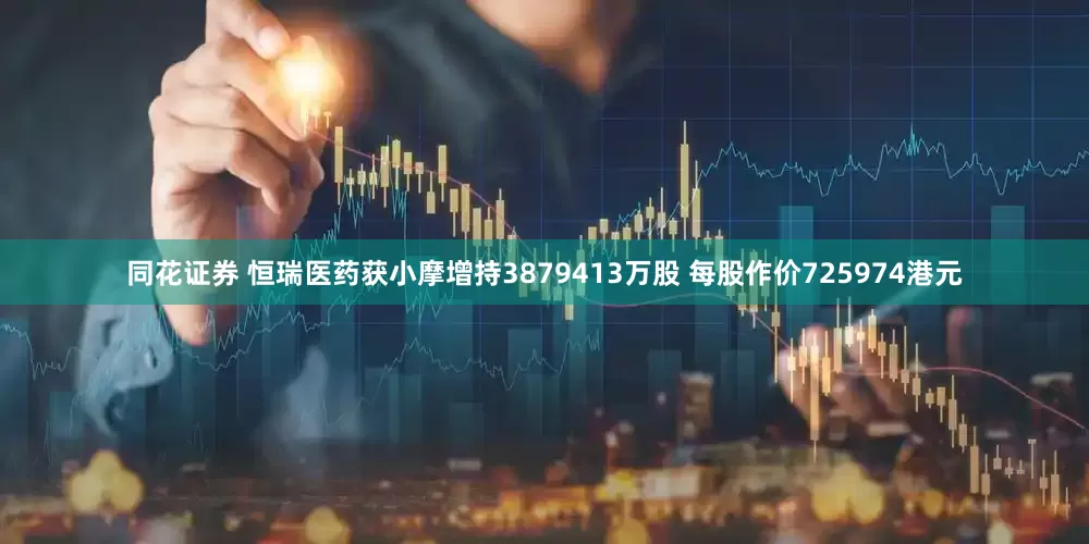 同花证券 恒瑞医药获小摩增持3879413万股 每股作价725974港元